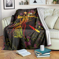 New Caledonia Blanket Octopus Plumeria Polynesian Tattoo DT02 Black - Polynesian Pride