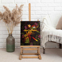 New Caledonia Canvas Wall Art Octopus Plumeria Polynesian Tattoo DT02 - Polynesian Pride