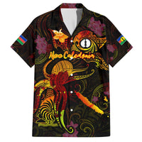 New Caledonia Family Matching Off The Shoulder Long Sleeve Dress and Hawaiian Shirt Octopus Plumeria Polynesian Tattoo