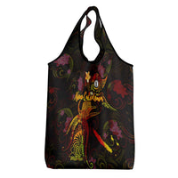 New Caledonia Grocery Bag Octopus Plumeria Polynesian Tattoo DT02 - Polynesian Pride