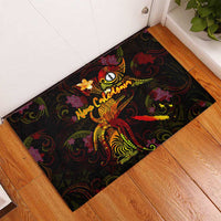 New Caledonia Rubber Doormat Octopus Plumeria Polynesian Tattoo DT02 - Polynesian Pride