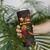 New Caledonia Skinny Tumbler Octopus Plumeria Polynesian Tattoo DT02 - Polynesian Pride
