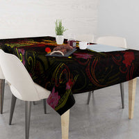 New Caledonia Tablecloth Octopus Plumeria Polynesian Tattoo DT02 - Polynesian Pride