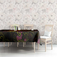 New Caledonia Tablecloth Octopus Plumeria Polynesian Tattoo DT02 - Polynesian Pride