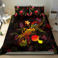 Tahiti French Polynesia Bedding Set Octopus Plumeria Polynesian Tattoo DT02 - Polynesian Pride