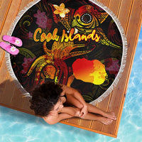 Cook Islands Beach Blanket Octopus Plumeria Polynesian Tattoo