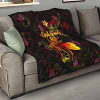 Cook Islands Quilt Octopus Plumeria Polynesian Tattoo DT02 - Polynesian Pride