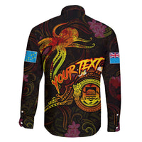 Tuvalu Family Matching Off Shoulder Maxi Dress and Hawaiian Shirt Octopus Plumeria Polynesian Tattoo