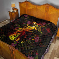 Tuvalu Quilt Octopus Plumeria Polynesian Tattoo