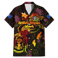 Northern Mariana Islands Family Matching Mermaid Dress and Hawaiian Shirt Octopus Plumeria Polynesian Tattoo