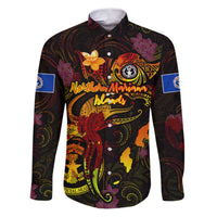 Northern Mariana Islands Family Matching Puletasi and Hawaiian Shirt Octopus Plumeria Polynesian Tattoo