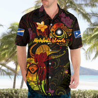 Marshall Islands Hawaiian Shirt Octopus Plumeria Polynesian Tattoo