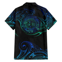 Sea Animal Polynesia Family Matching Long Sleeve Bodycon Dress and Hawaiian Shirt Polynesian Pattern