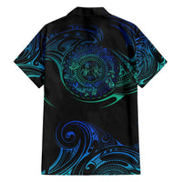 Sea Animal Polynesia Family Matching Short Sleeve Bodycon Dress and Hawaiian Shirt Polynesian Pattern