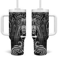 All Black Tumbler With Handle New Zealand Rugby Mascot Maori