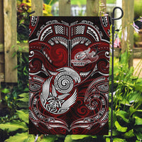 New Zealand Aotearoa Rugby Garden Flag Maori Fern Tattoo Art