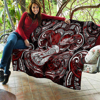 New Zealand Aotearoa Rugby Quilt Maori Fern Tattoo Art DT02 - Polynesian Pride