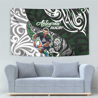 NZ Aotearoa Rugby Tapestry New Zealand Silver Fern