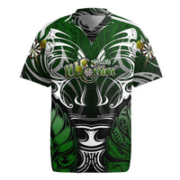 Personalised Warriors Maori Darts Rugby Jersey New Zealand Darts Silver Fern