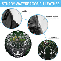 Warriors Maori Darts Spare Tire Cover New Zealand Darts Silver Fern DT02 - Polynesian Pride