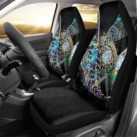 New Zealand Darts Car Seat Cover NZ Paua Shell Maori Fern