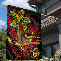 Vanuatu 45th Independence Anniversary Garden Flag Flower Melanesian Namele Turtle DT02 - Polynesian Pride