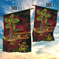 Vanuatu 45th Independence Anniversary Garden Flag Flower Melanesian Namele Turtle DT02 - Polynesian Pride