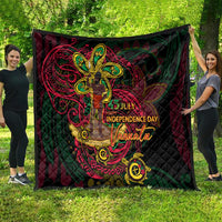 Vanuatu 45th Independence Anniversary Quilt Flower Melanesian Namele Turtle - Polynesian Pride