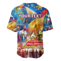 Custom The Philippines 126th Independence Anniversary Baseball Jersey Art Style - Polynesian Pride
