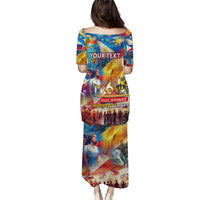 Custom The Philippines 126th Independence Anniversary Puletasi Art Style - Polynesian Pride