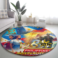 The Philippines 126th Independence Anniversary Round Carpet Art Style - Polynesian Pride
