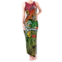 Personalized Vanuatu 45th Independence Anniversary Tank Maxi Dress Melanesian Pattern Reggae DT02 Women Art - Polynesian Pride