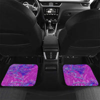 Dolphin Polynesia Car Mats Hibiscus Tropical Wave - Purple Vibes