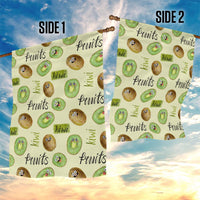 Kiwi Cute Humorous Garden Flag New Zealand Fruit