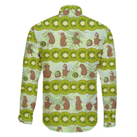 New Zealand Kiwi Fruit Witty Kiwi Bird Family Matching Puletasi and Hawaiian Shirt DT02 - Polynesian Pride