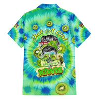 Just a Girl Who Loves Kiwis Family Matching Tank Maxi Dress and Hawaiian Shirt New Zealand Tie Dye DT02 - Polynesian Pride