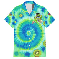 Just a Girl Who Loves Kiwis Hawaiian Shirt New Zealand Tie Dye DT02 Green - Polynesian Pride
