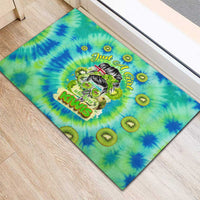 Just a Girl Who Loves Kiwis Rubber Doormat New Zealand Tie Dye DT02 - Polynesian Pride