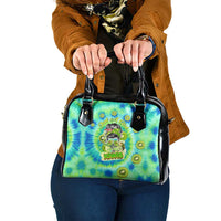 Just a Girl Who Loves Kiwis Shoulder Handbag New Zealand Tie Dye DT02 One Size Green - Polynesian Pride