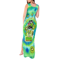 Just a Girl Who Loves Kiwis Tank Maxi Dress New Zealand Tie Dye