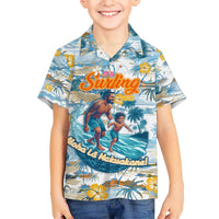Hawaii Father's Day It's Surfing Time Hawaiian Shirt Aloha Lā Makuakane