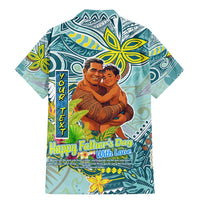 Palau Father's Day Polynesia Family Matching Mermaid Dress and Hawaiian Shirt Dad and Son DT02 - Polynesian Pride