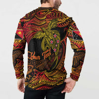Papua New Guinea 50th Independence Day Button Sweatshirt Culture Spirit and Sovereignty