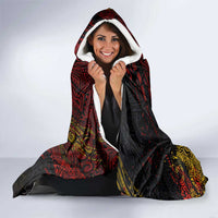 PNG 1975 - 2025 Hooded Blanket Papua New Guinea 50th Independence Anniversary DT02 - Polynesian Pride