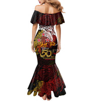 PNG 1975 - 2025 Mermaid Dress Papua New Guinea 50th Independence Anniversary