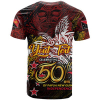 PNG 1975 - 2025 T Shirt Papua New Guinea 50th Independence Anniversary DT02 - Polynesian Pride