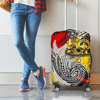 Papua New Guinea 50th Independence Day Luggage Cover Celebrate Our History, Inspire Our Future DT02 - Polynesian Pride