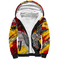 Papua New Guinea 50th Independence Day Sherpa Hoodie Celebrate Our History, Inspire Our Future DT02 Unisex Art - Polynesian Pride