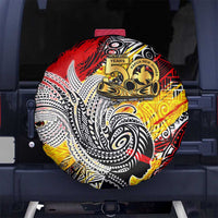 Papua New Guinea 50th Independence Day Spare Tire Cover Celebrate Our History, Inspire Our Future DT02 No hole Art - Polynesian Pride