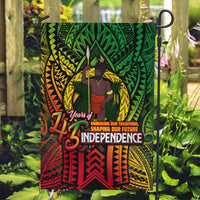 Vanuatu 45th Independence Anniversary Garden Flag Embracing Our Traditions Shaping Our Future